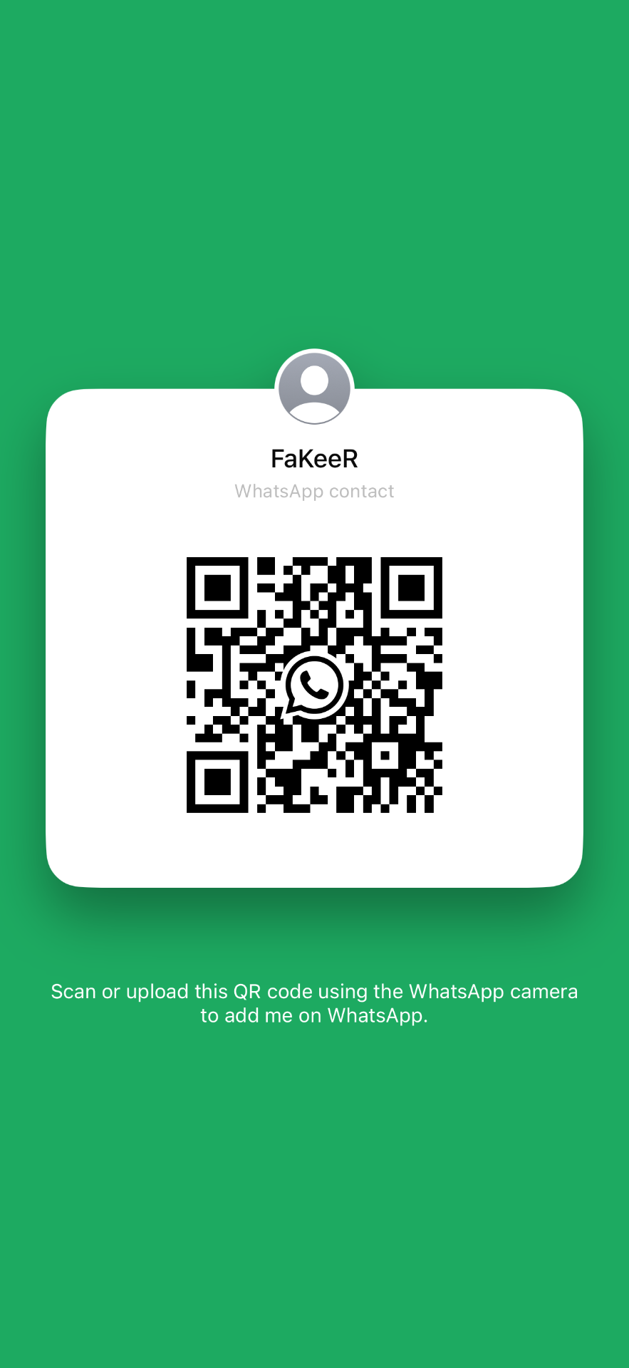 WhatsApp QR code — scan to add Dubai Motor Insure